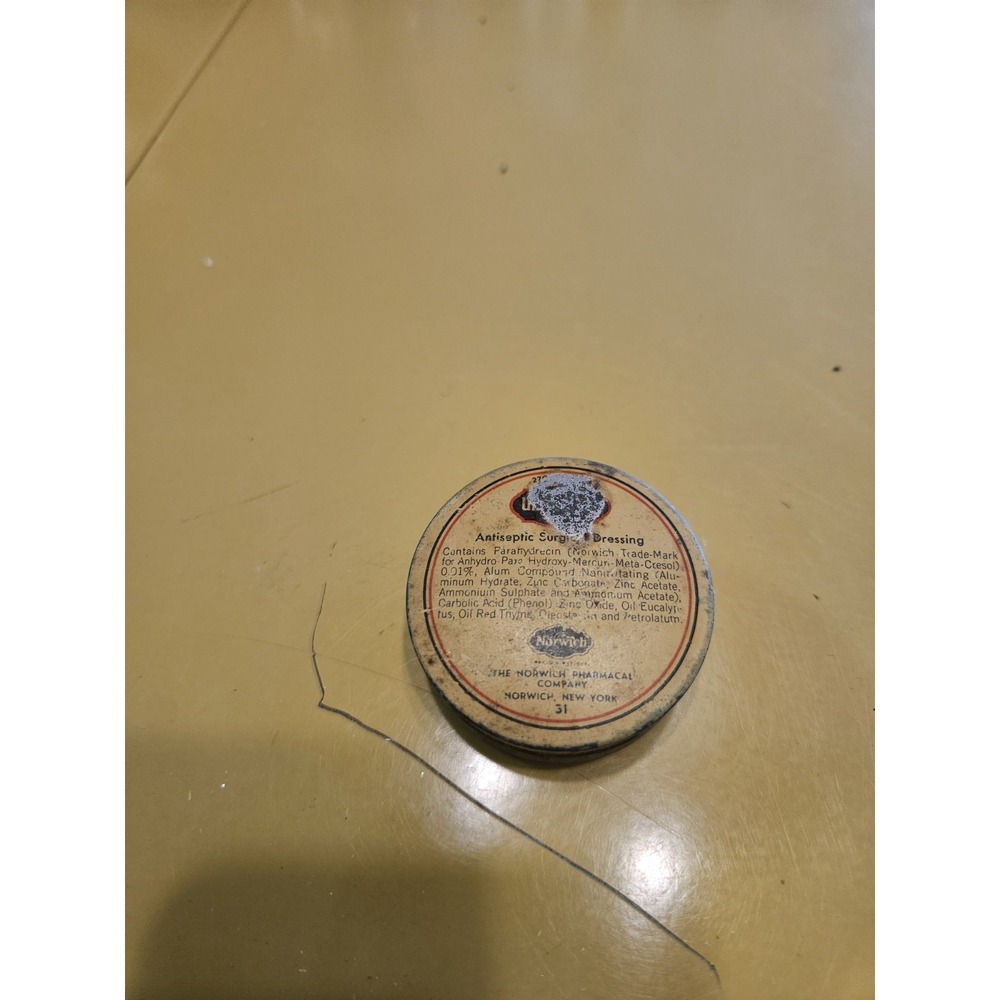 Vintage Watkins Antiseptic Surgical Dressing Tin EMPTY